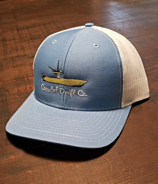 Yellow Center Console Hat (Columbia Blue)